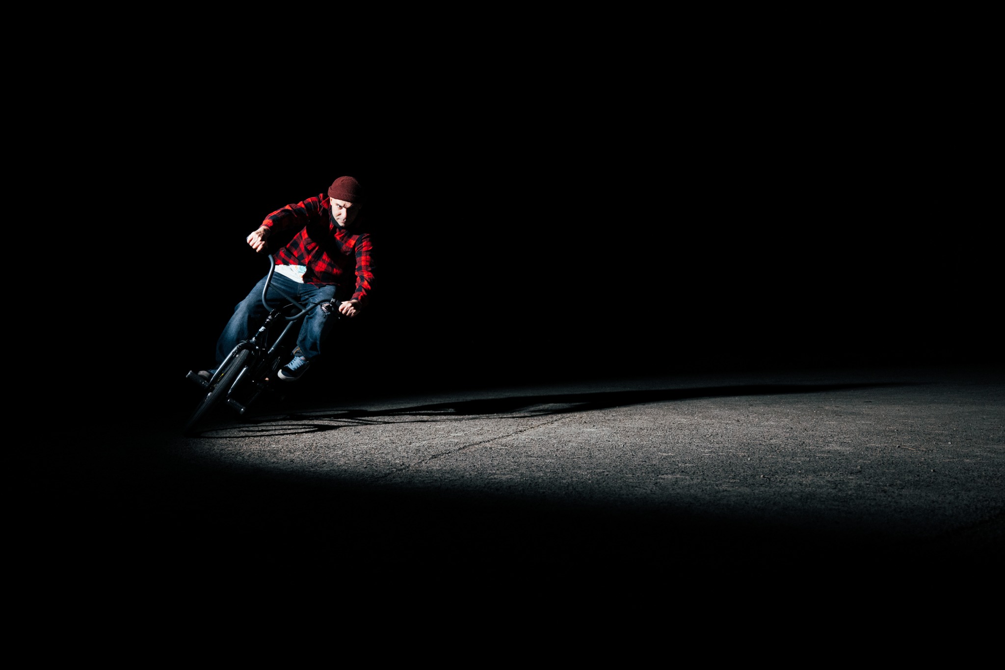Figure de BMX Flatland, photographie de Romain Berthiot