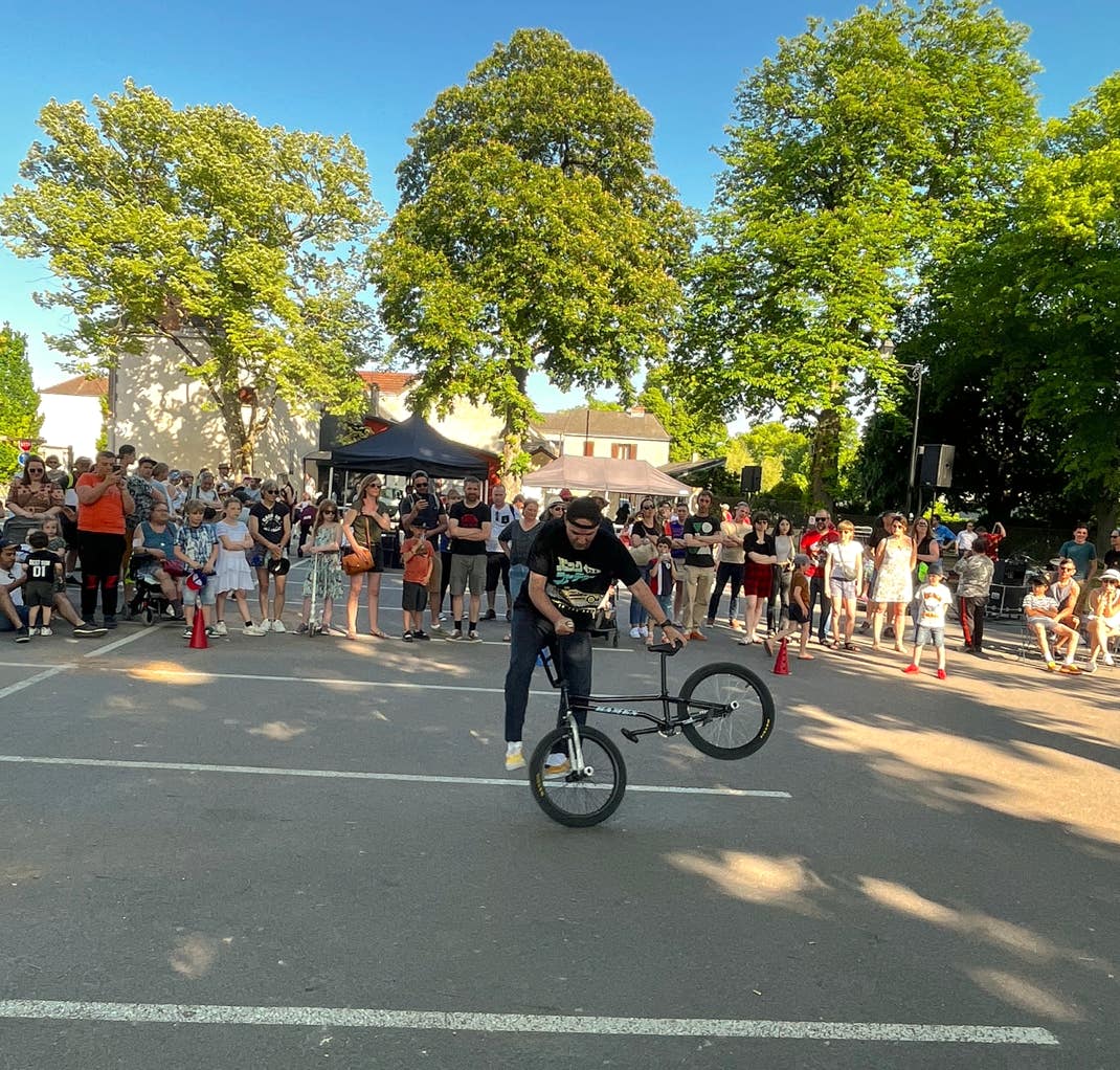 Demonstration Bmx Ay Grand Est France. 