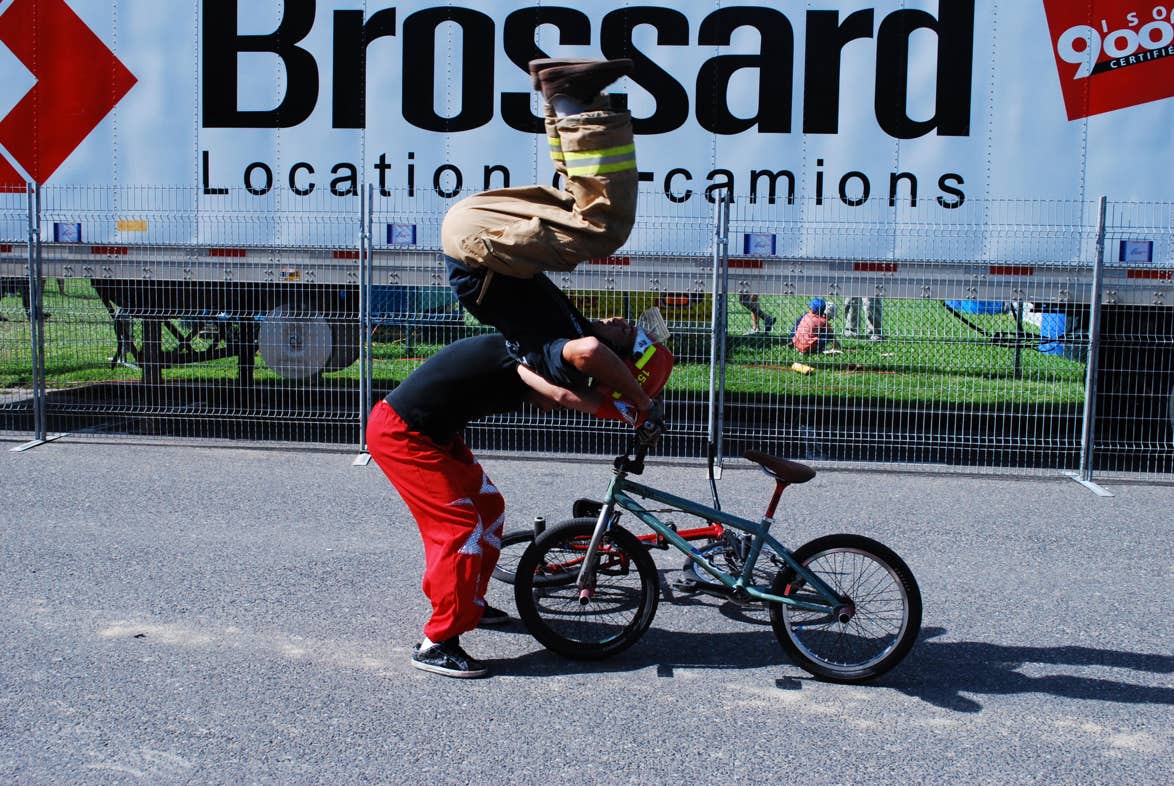 Bmx Demonstration, Theatre Mogador Paris.